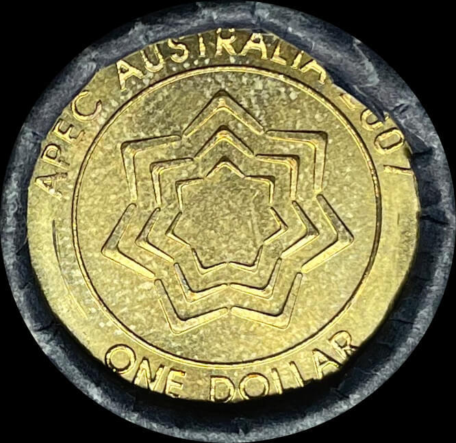 2007 One Dollar Coin Mint Roll APEC Tails/Tails product image