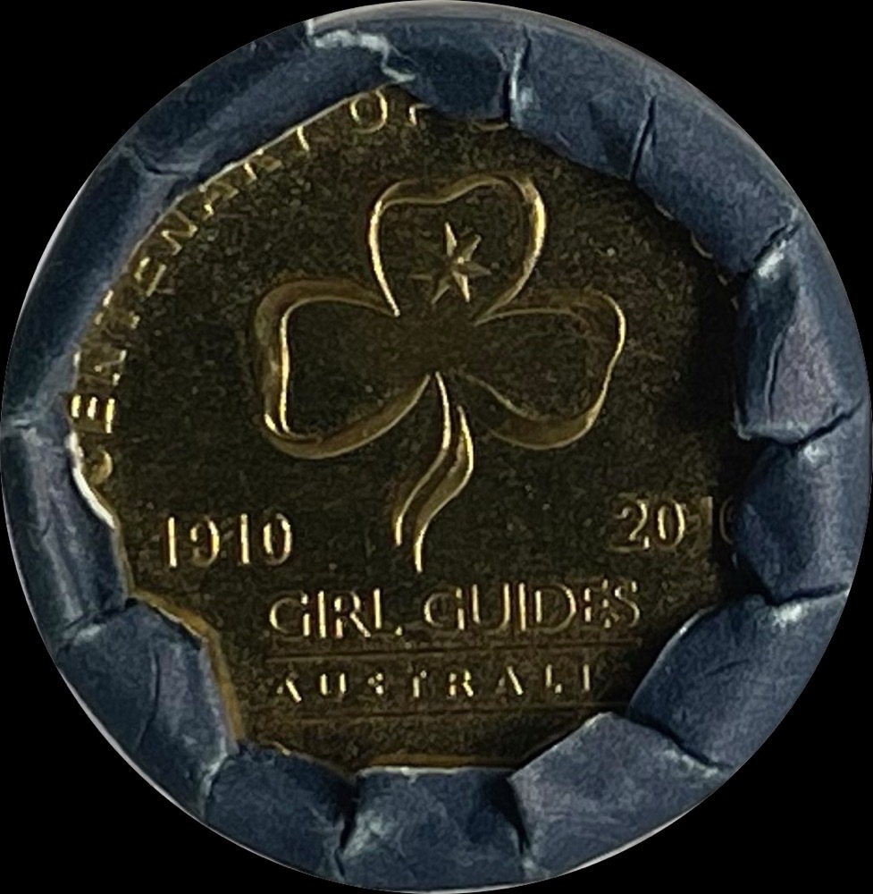 2010 One Dollar Coin Mint Roll Girl Guides - Heads / Tails product image