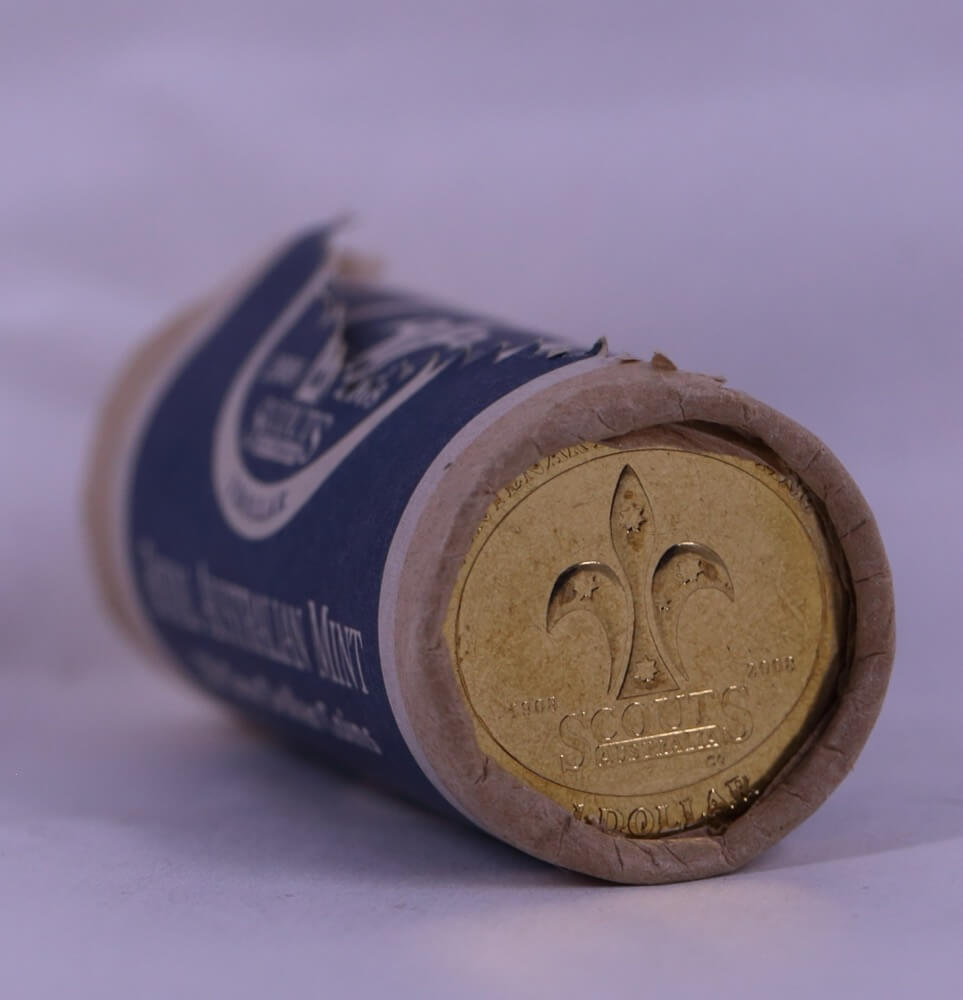 2008 One Dollar Coin Mint Roll Boy Scouts product image