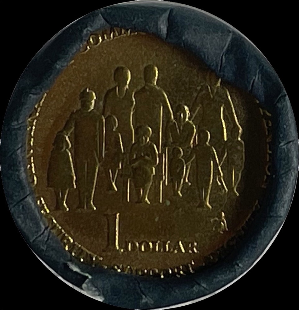 2009 One Dollar Coin Mint Roll Old Age Pension - Heads / Tails product image