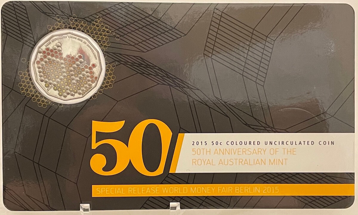 2015 Coloured 50 Cent in Card Ram 50th Anniversary - Berlin product image