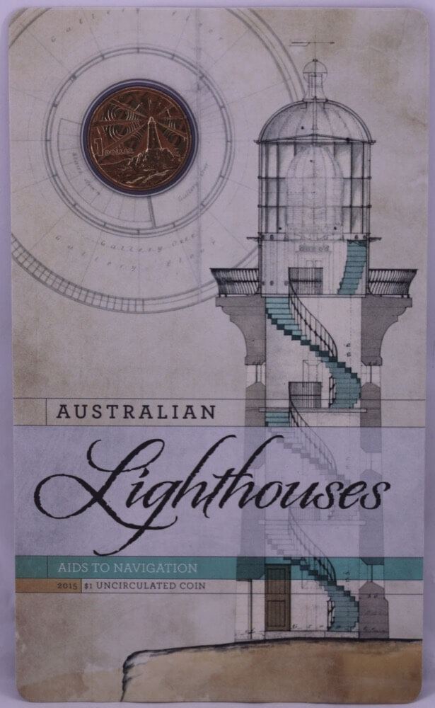2015 Carded One Dollar Uncirculated Coin Australian Lighthouses product image