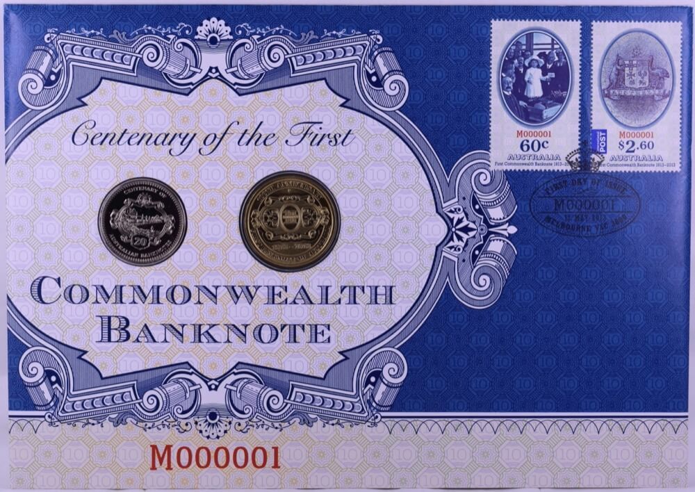 Australia 2 Coin PNC 2013 Centenary of the First Commonwealth Banknote product image