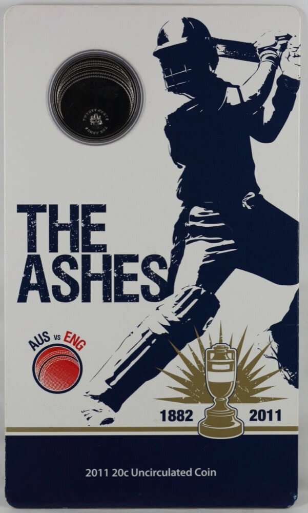 2011 20c Carded Coin The Ashes product image