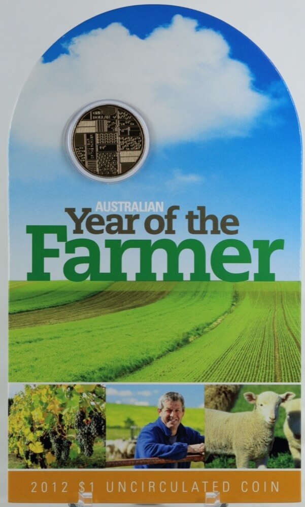 2012 1 Dollar Carded Coin Year of Farmers product image