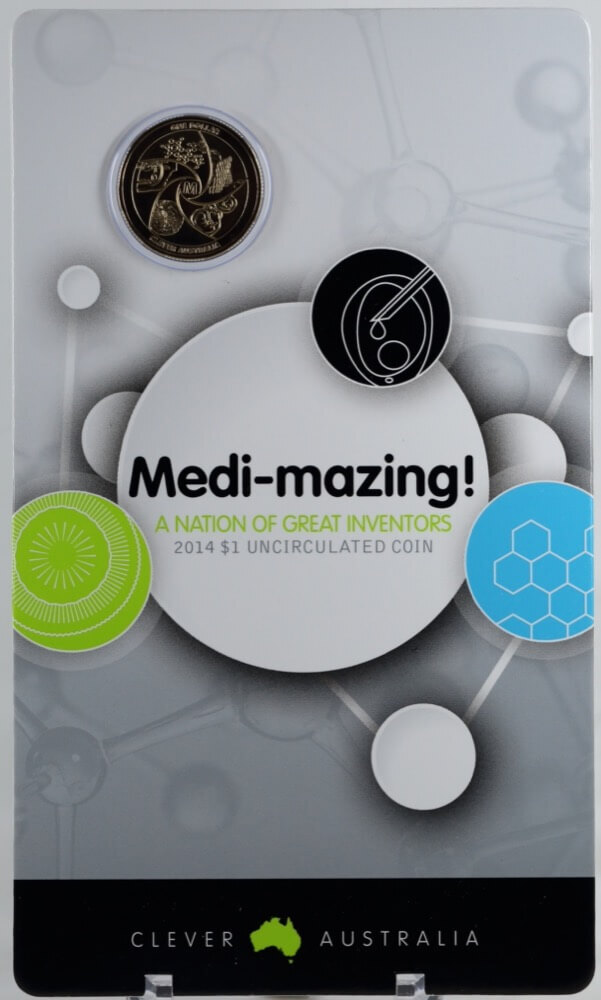2014 $1 Uncirculated Coin Medi-Mazing Clever Australia product image