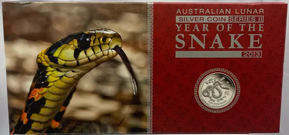 2013 Silver Lunar Year of the Snake 3 Coin Proof Set product image