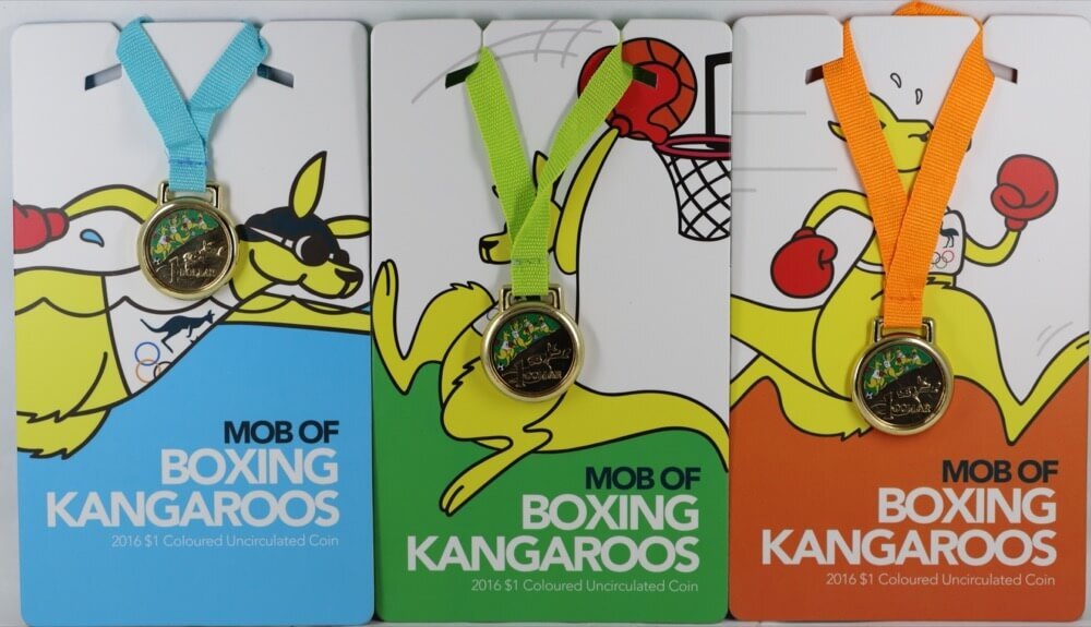 2016 1 Dollar Trio Mob of Boxing Roos product image