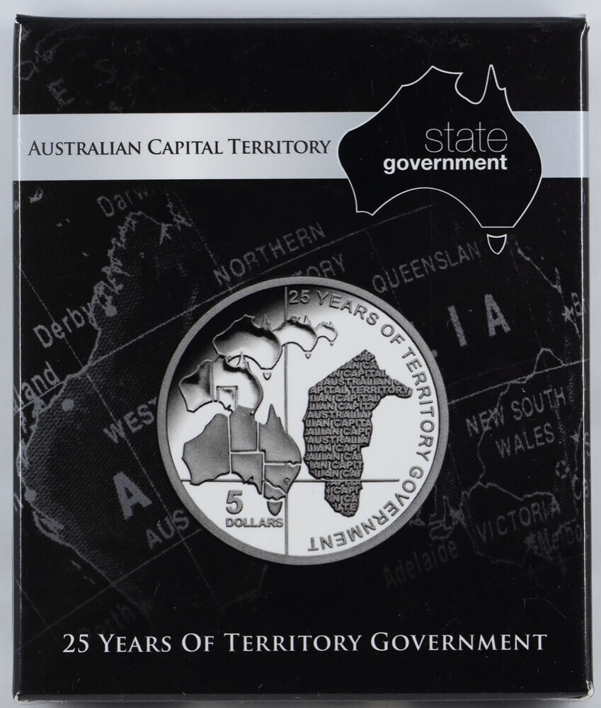 2014 Five Dollar Silver Proof State Government - ACT product image