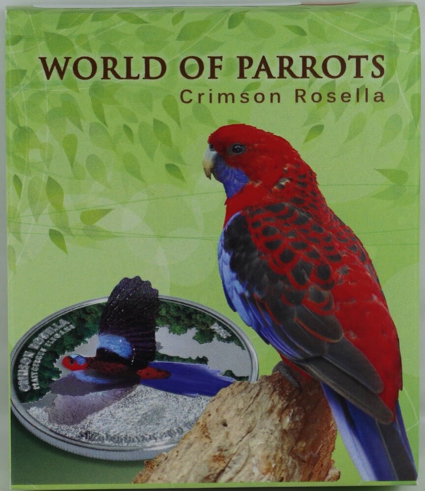 Cook Islands 2015 Silver 5 Dollars Rosella product image