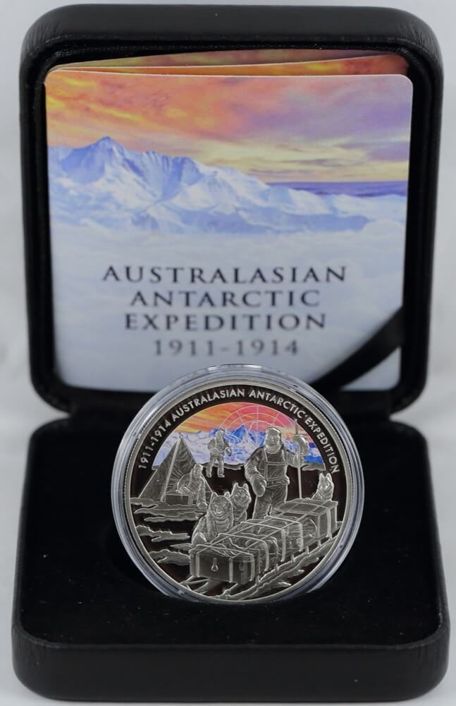 Tokelau 2014 Silver 5 Dollars Antarctica product image