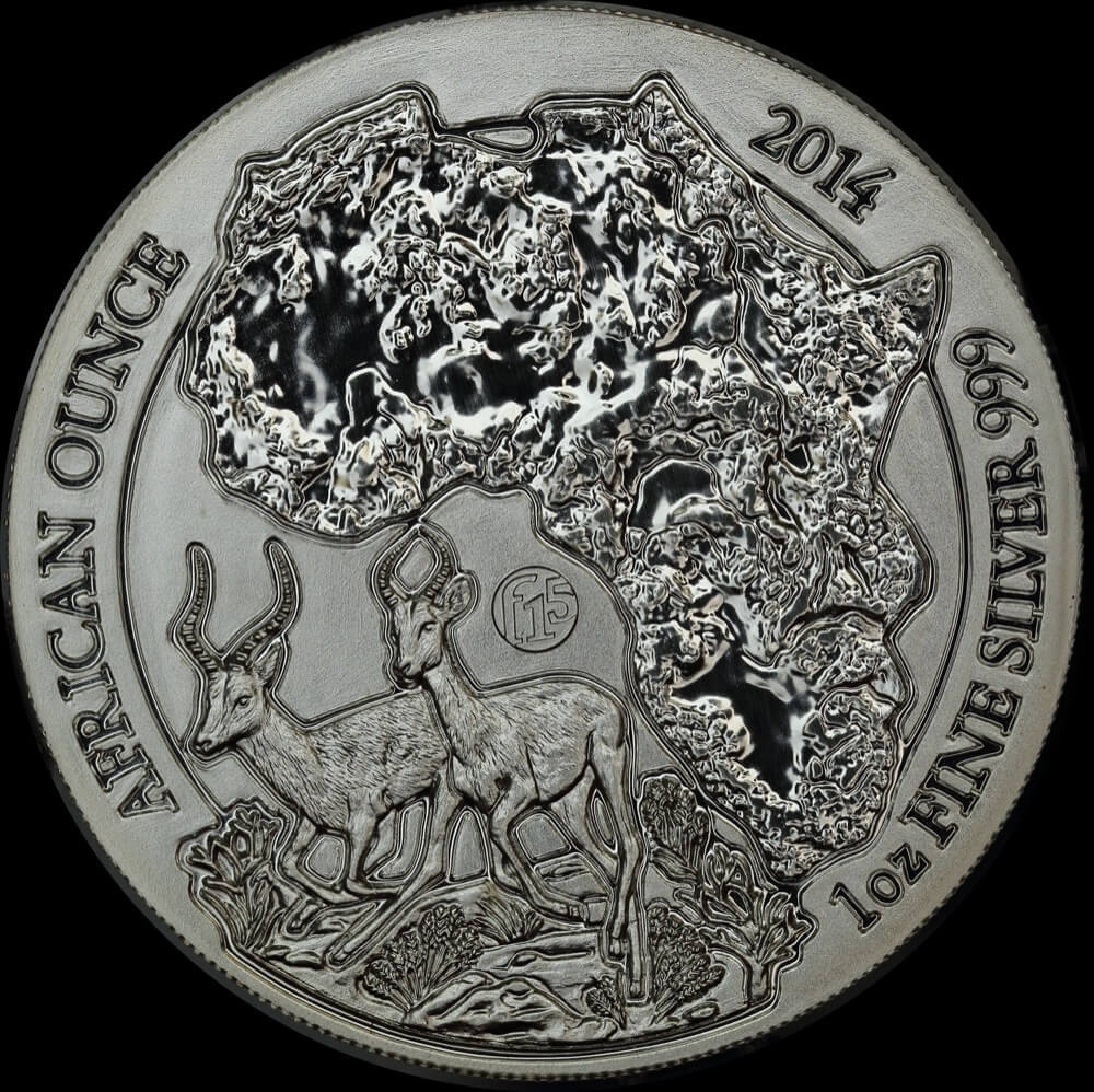 Rwanda 2014 Silver 50 Francs Uncirculated product image