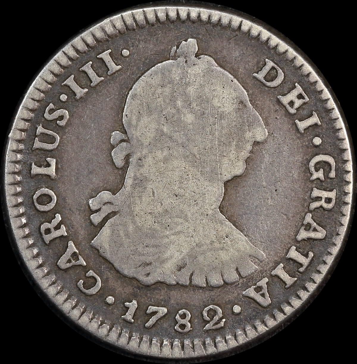 Mexico 1782 Silver 1 Reale KM# 78.2 Fine product image