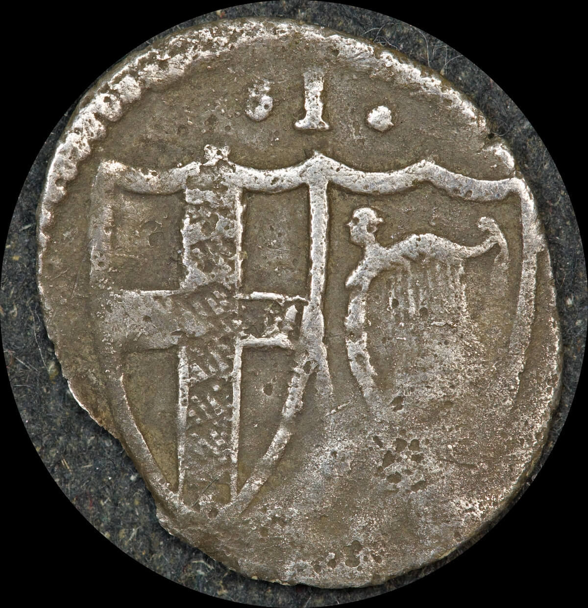 1649 Silver Penny Commonwealth S#3222 Fine product image