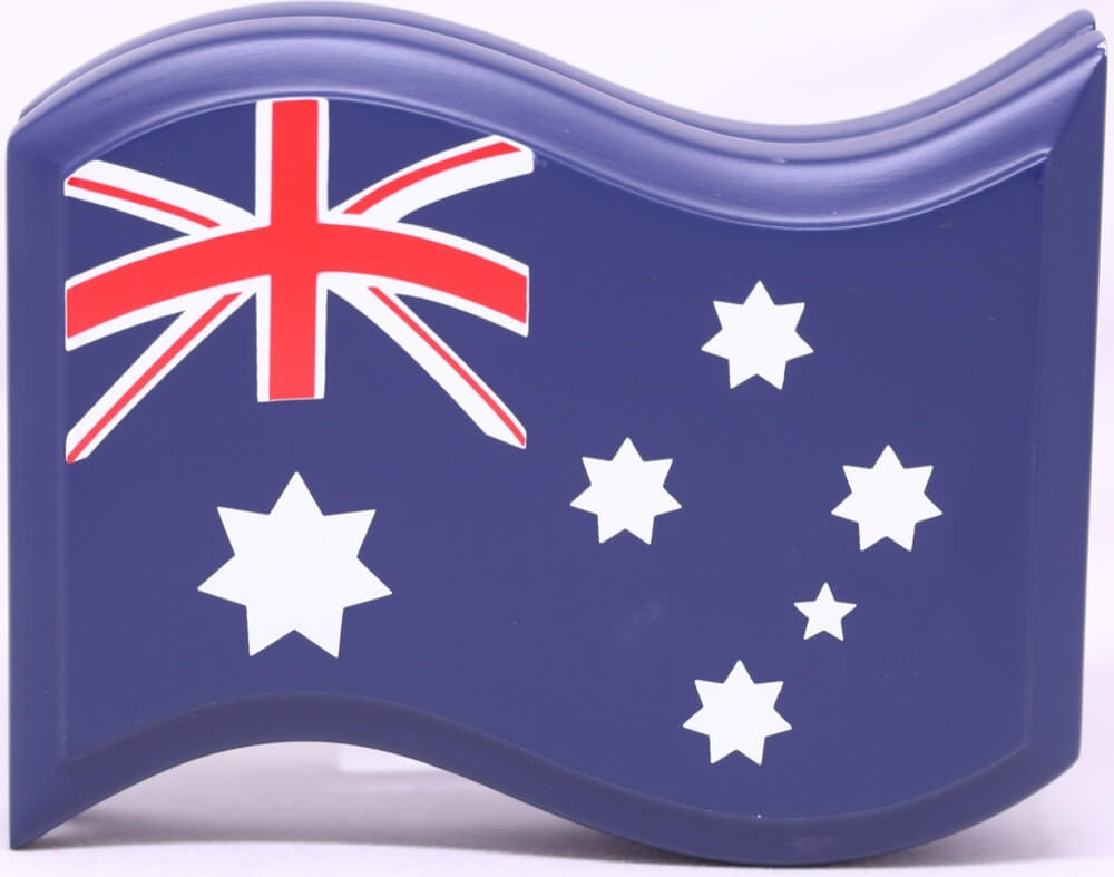 2001 Silver One Ounce Proof Coin Holey Dollar Federation Flowers - Waratah product image