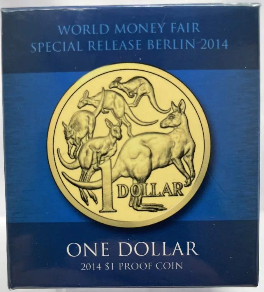 2014 Silver One Dollar Proof Coin Berlin World Money Fair product image