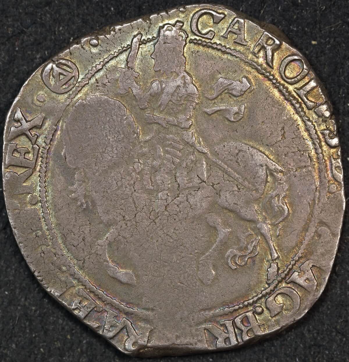 1641 ~ 1643 Silver Halfcrown Charles I S#2773 Fine product image