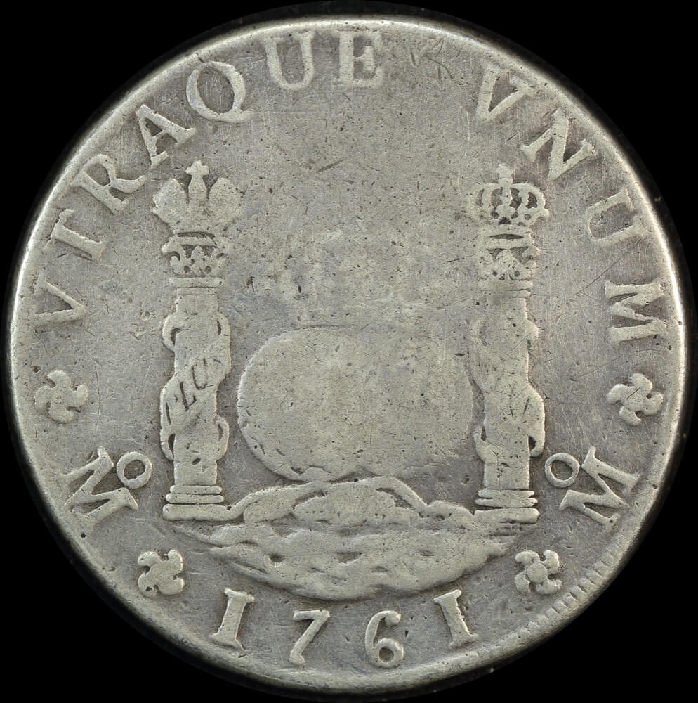 Mexico 1761 Silver 8 Reale KM# 105 Fine product image