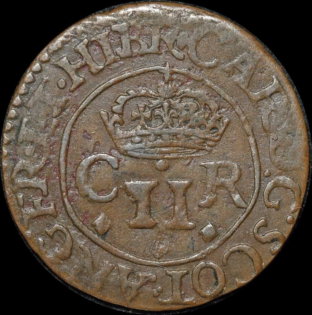 Scotland 1632 Copper Halfgroat SC12D-010 good Fine product image