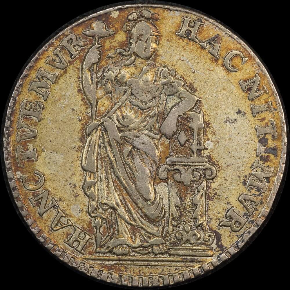 Netherlands (Holland) 1759 Silver 1/4 Guilder KM# 100 good VF product image