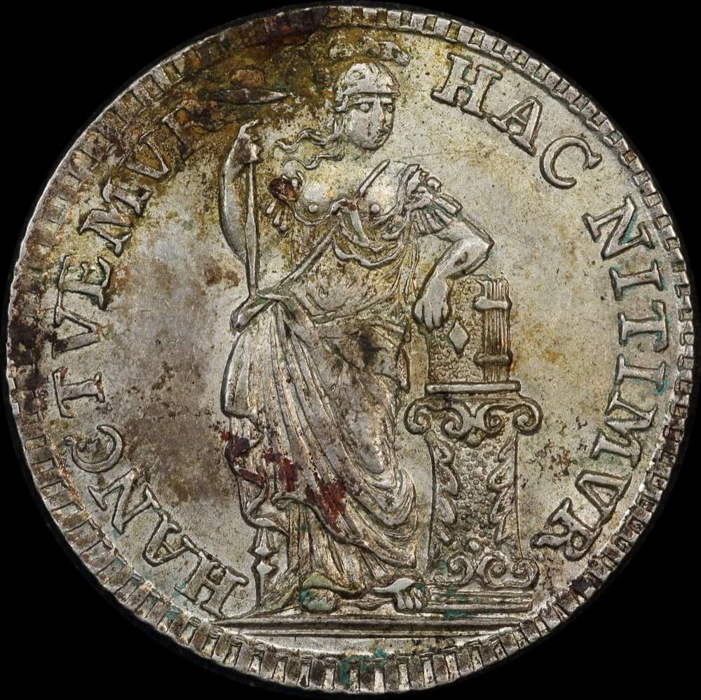Netherlands (Holland) 1759 Silver 1/4 Guilder KM# 100 good EF product image
