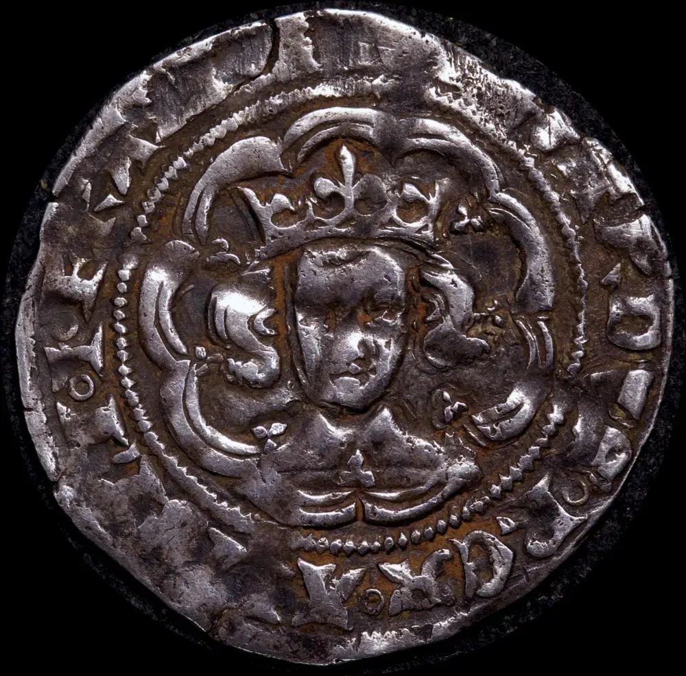 1351-1377 Silver Half Groat Edward III S#1576 Fine product image
