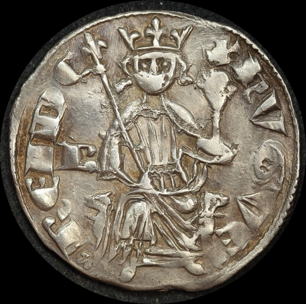 Cyprus 1324 ~ 1359 Silver Gros  86718 good VF product image