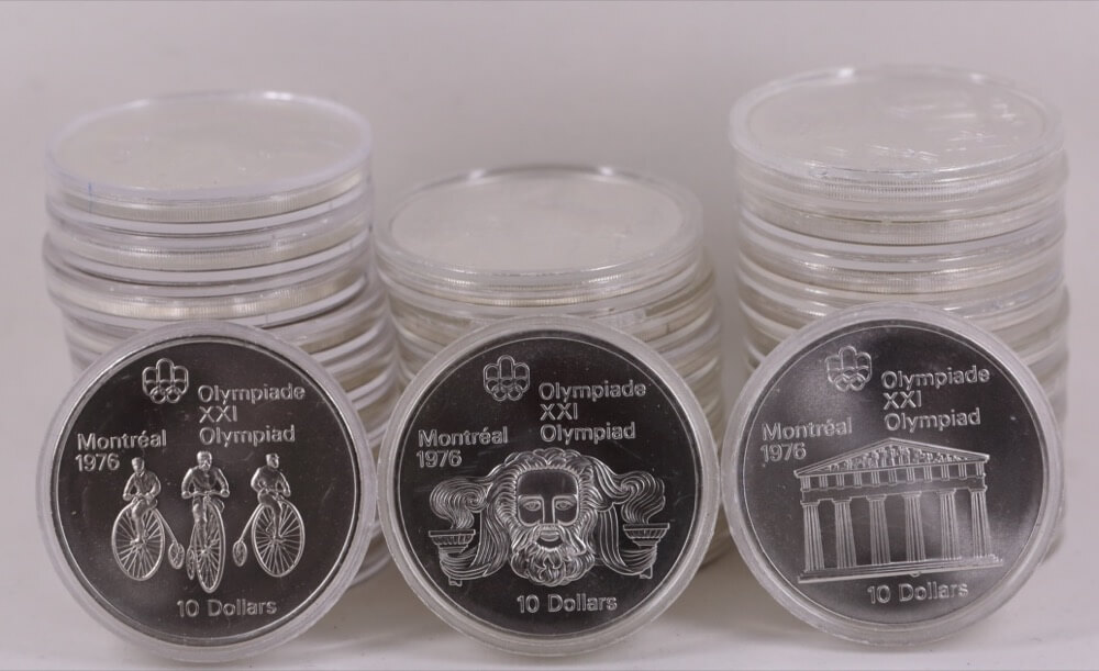Canada 1976 Silver 10 Dollars Montreal Olympics Uncirculated product image