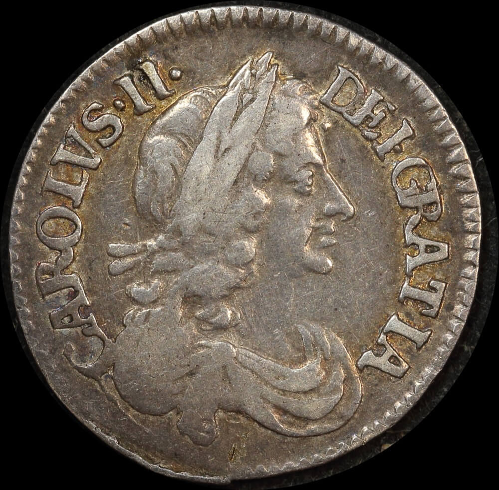 1679 Silver Threepence Charles II S#3386 good Fine product image