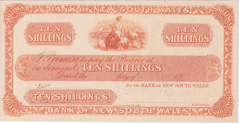 New Zealand 1924 Ten Shillings Unissued Specimen P# S161s Uncirculated product image