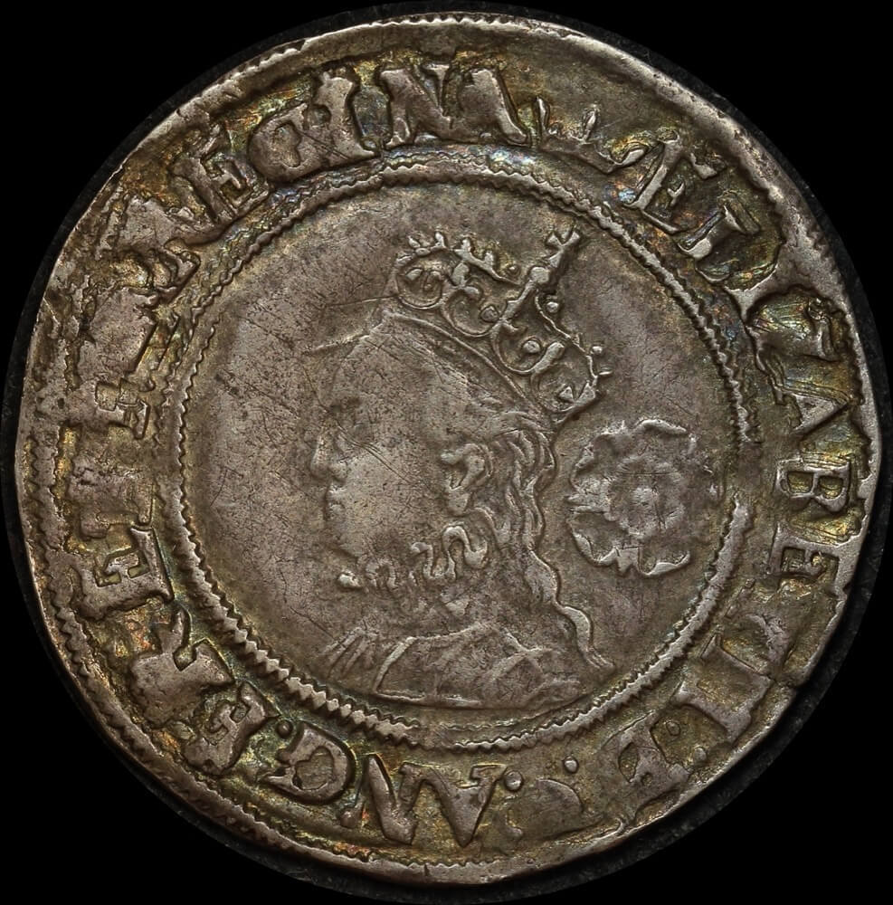 1570 Silver Sixpence Elizabeth I S#2600 good VF product image