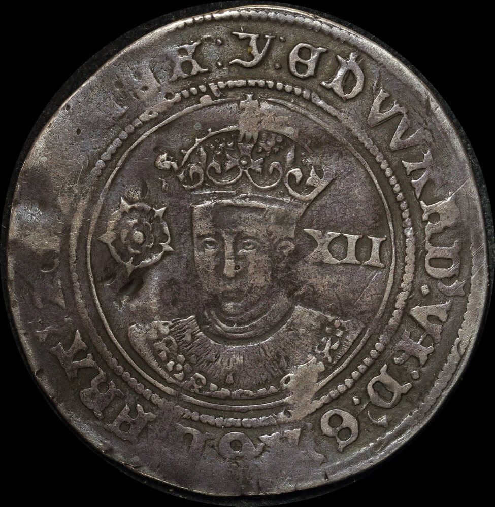 1551 Silver Shilling Edward VI S#2482 about VF product image