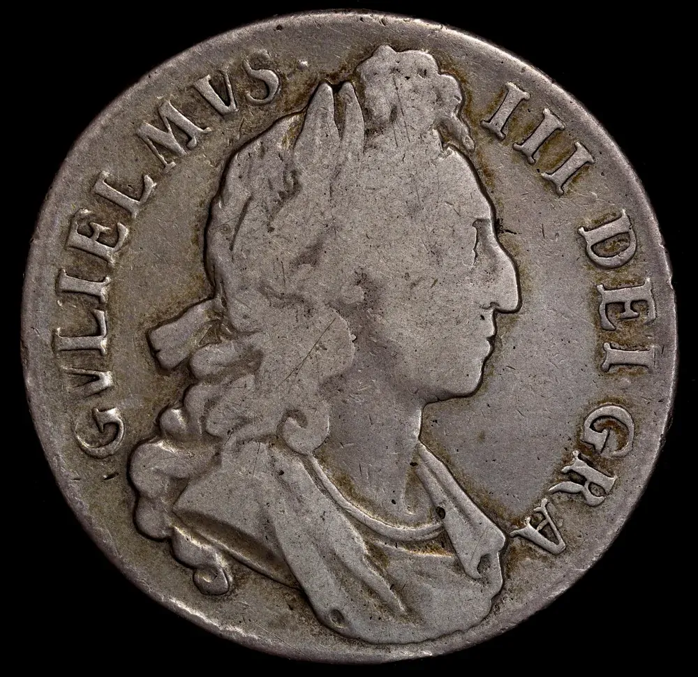 1696 Silver Crown William III S#3358 good Fine product image