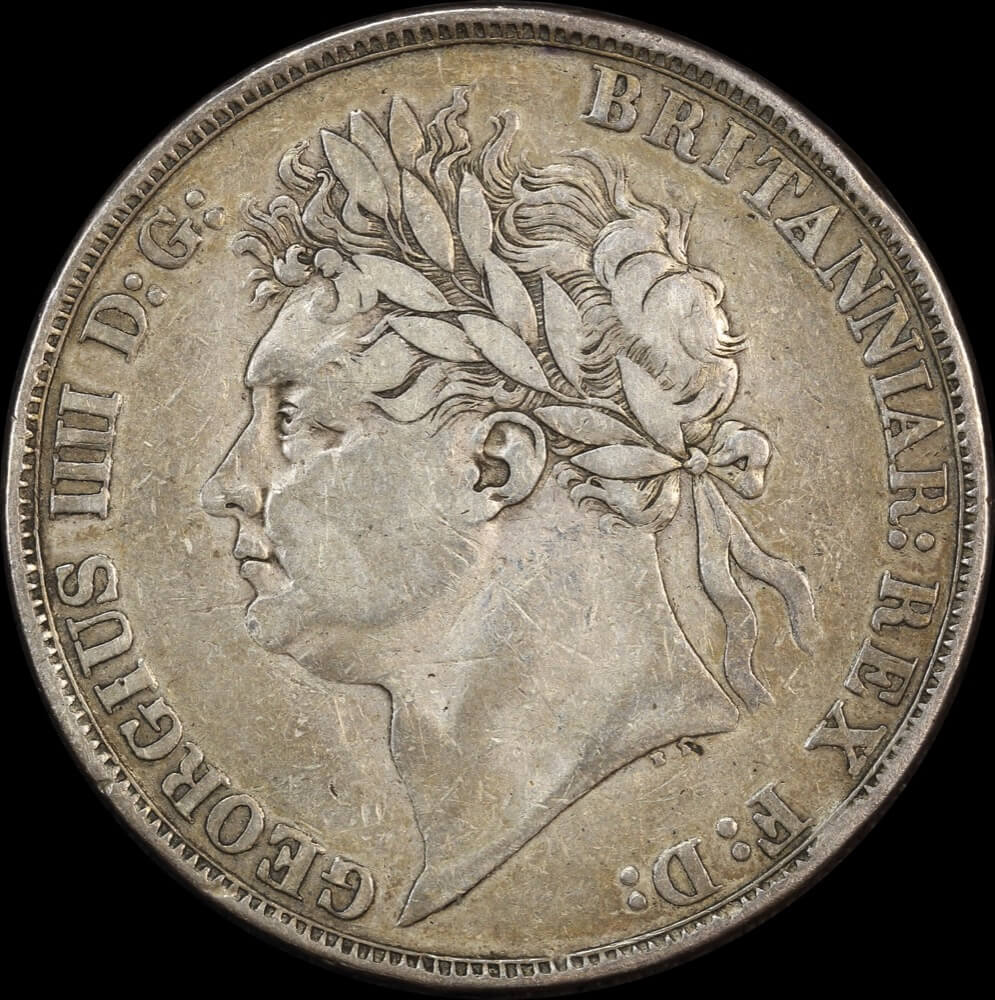 1822 Silver Crown George IV S#3805 about VF product image