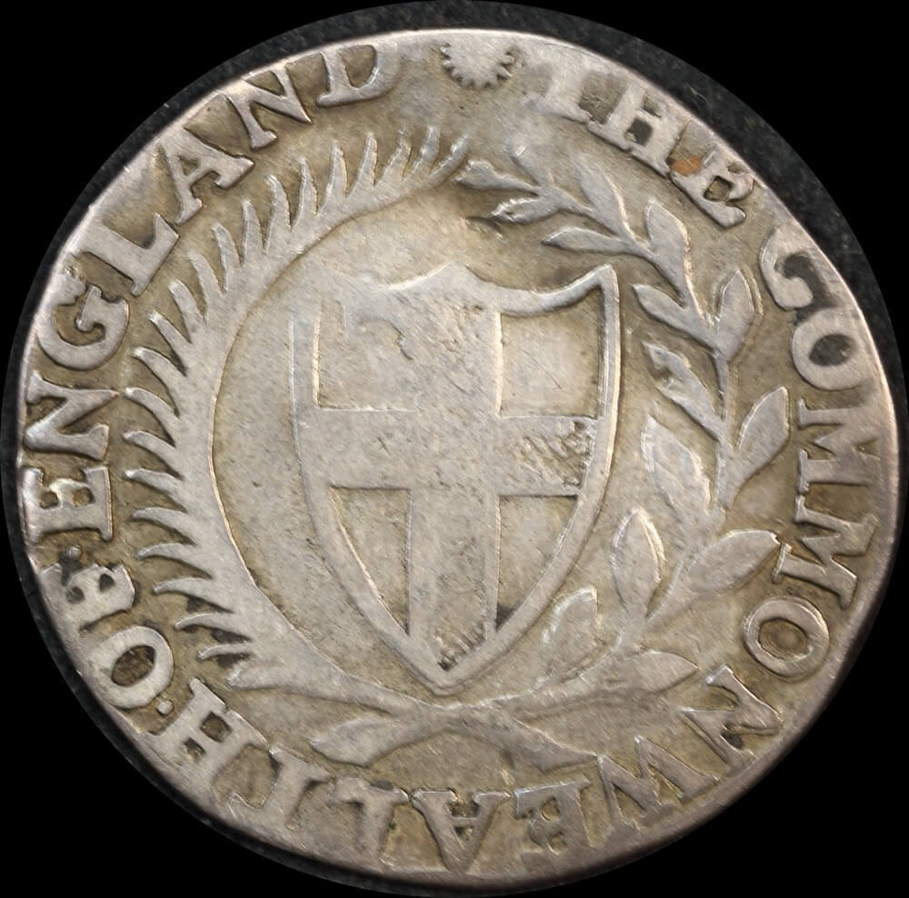 1652 Silver Shilling Commonwealth S#3217 Fine product image
