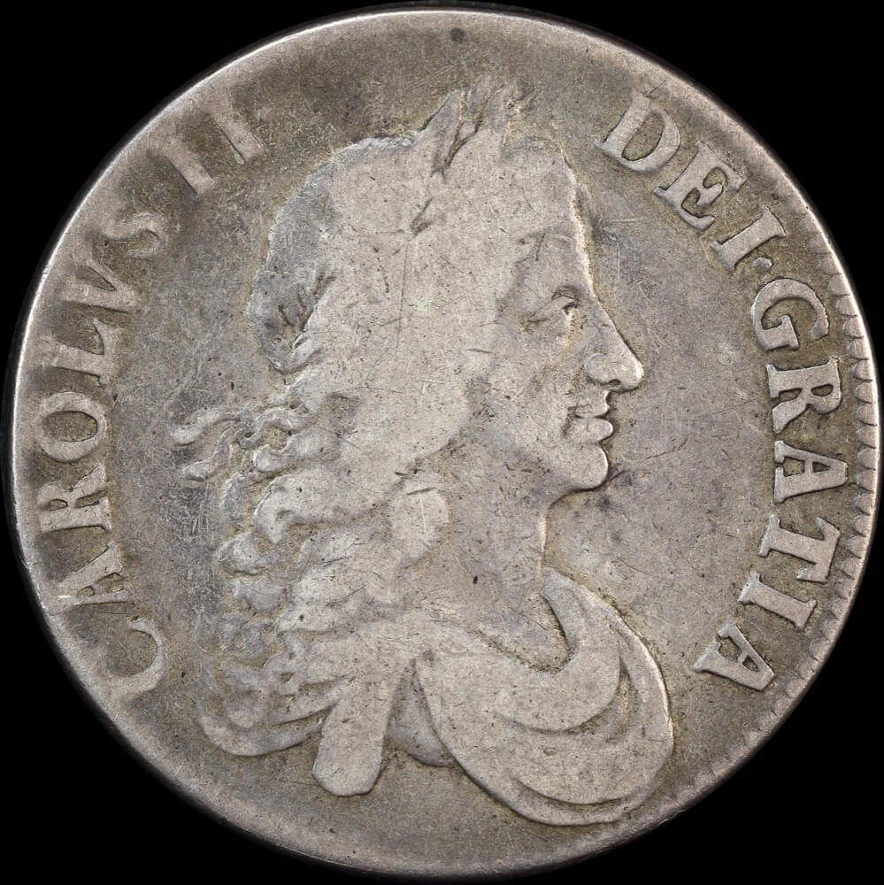 1666 Silver Crown Charles II S#3356 Fine product image
