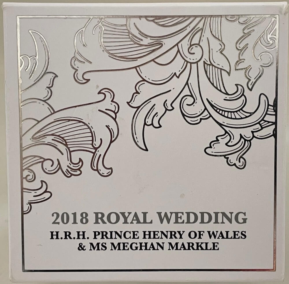 2018 Silver 1oz Proof  Coin Marriage of Harry and Meghan product image