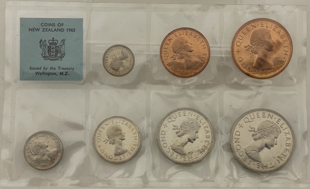 New Zealand 1965  Polished Standard Specimen Coin Set product image
