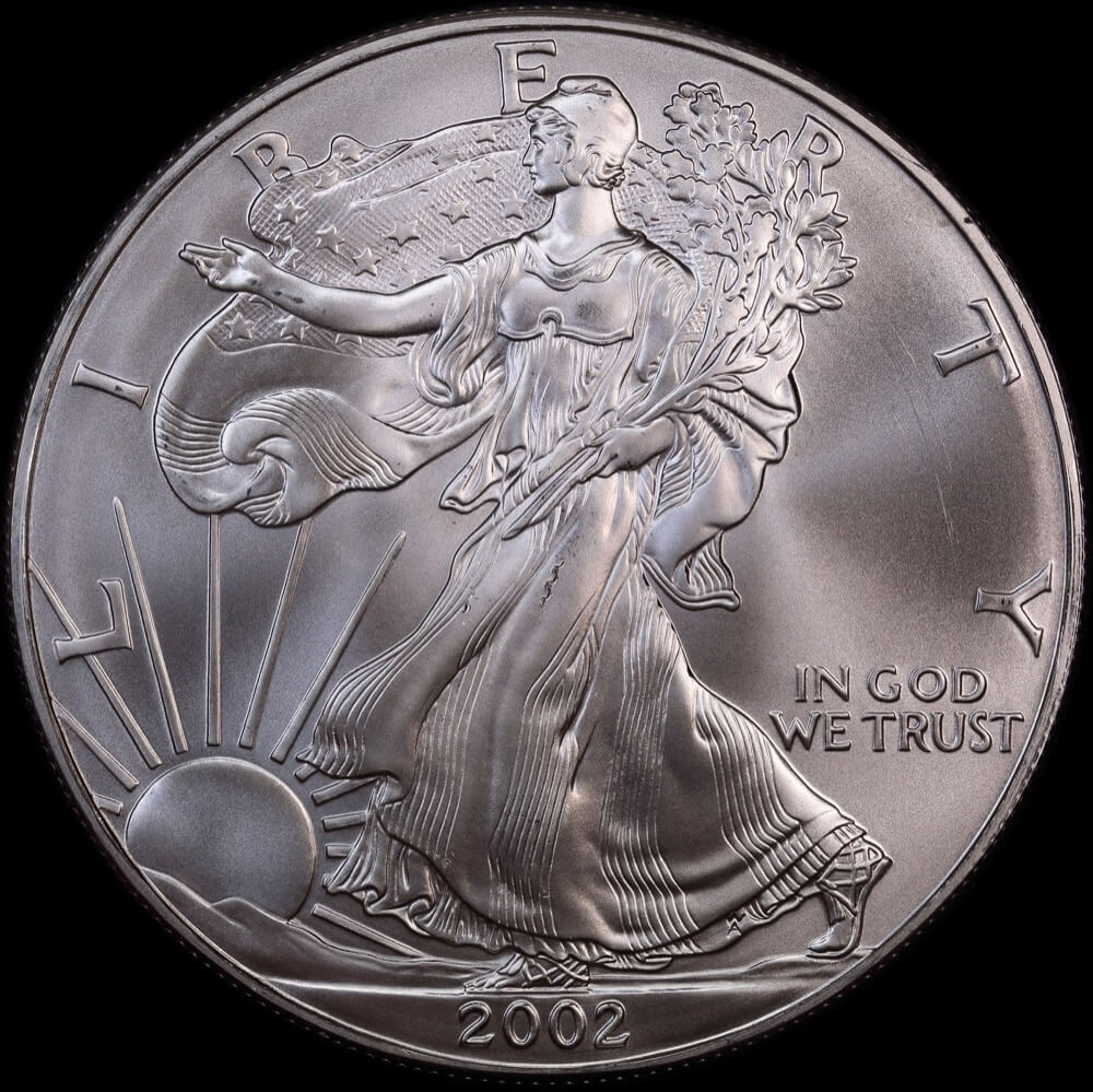 United States 2002 Silver 1oz Uncirculated Eagle product image
