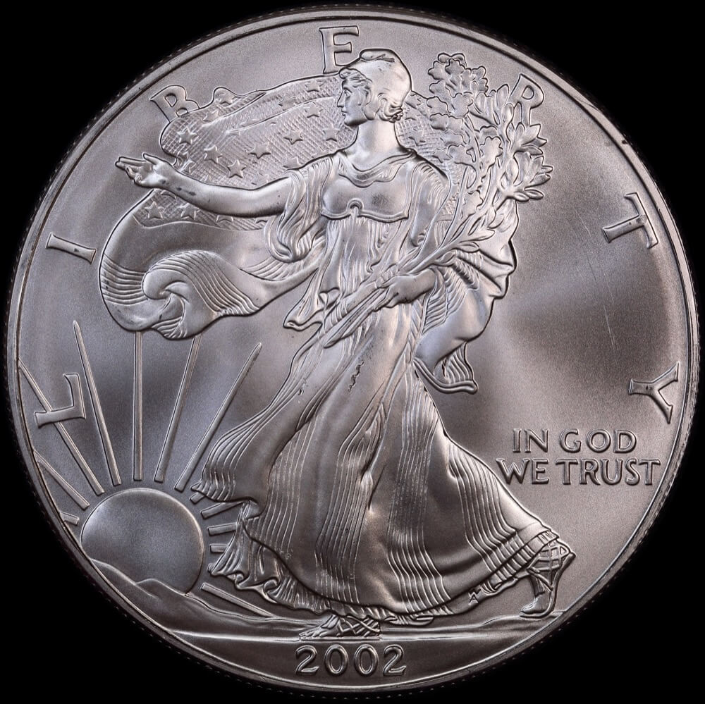 United States 2002 Silver 1oz Eagle product image