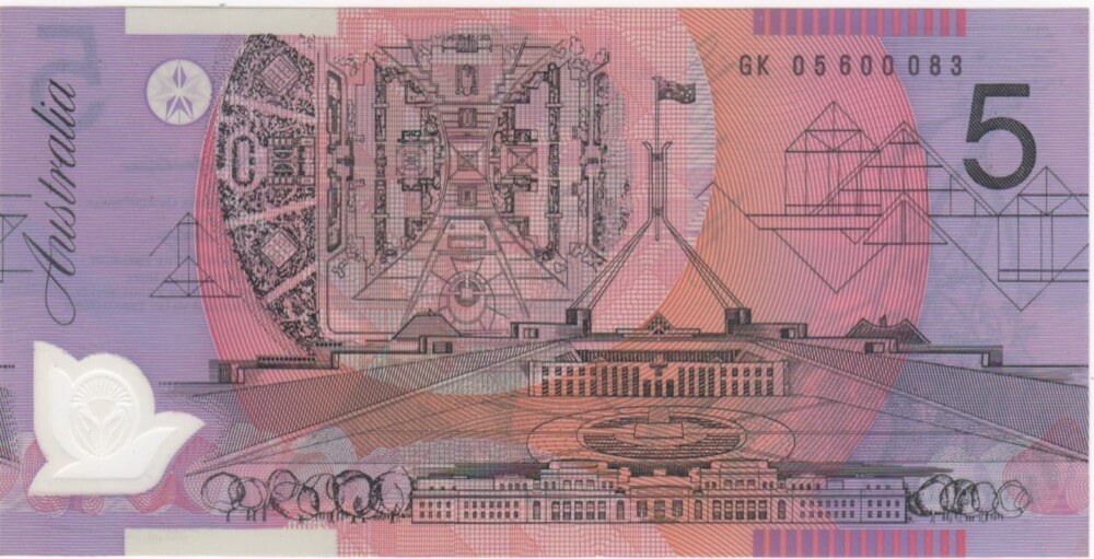 2005 $5 Note McFarlane/Henry BA05 First Prefix R220cF Uncirculated product image