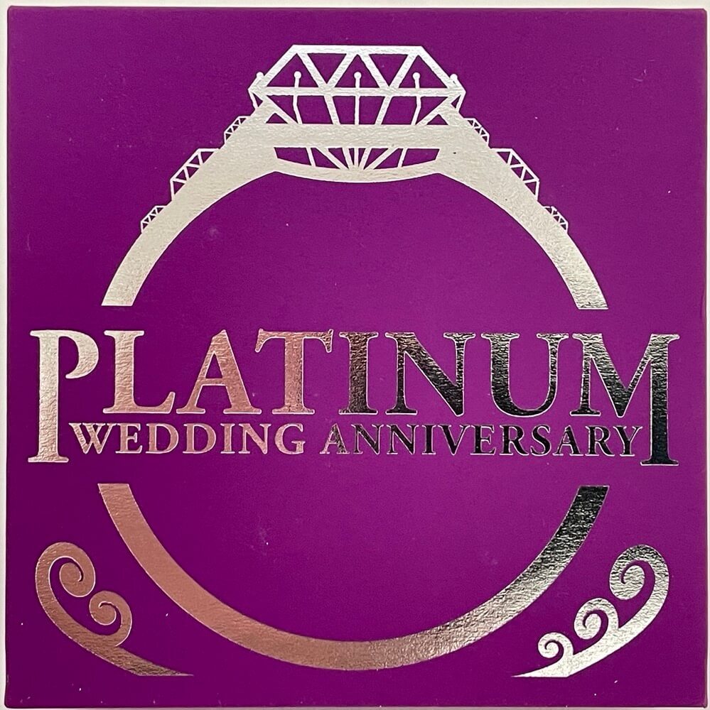 New Zealand 2017 Silver 1oz Proof Coin Platinum Wedding Anniversary product image