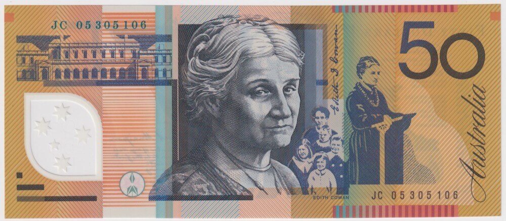 2005 $50 Note JC05 Last Prefix MacFarlane/Henry R520cL Uncirculated product image