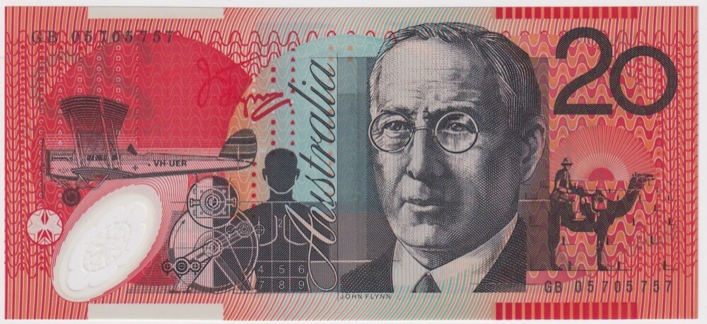 2005 $20 Note GB05 Last Prefix Macfarlane/Henry R420cL Uncirculated product image
