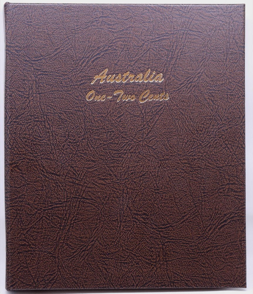 Complete Set of Australian 1+2 Cent Coins 1966-1991 + 2006 Unc product image