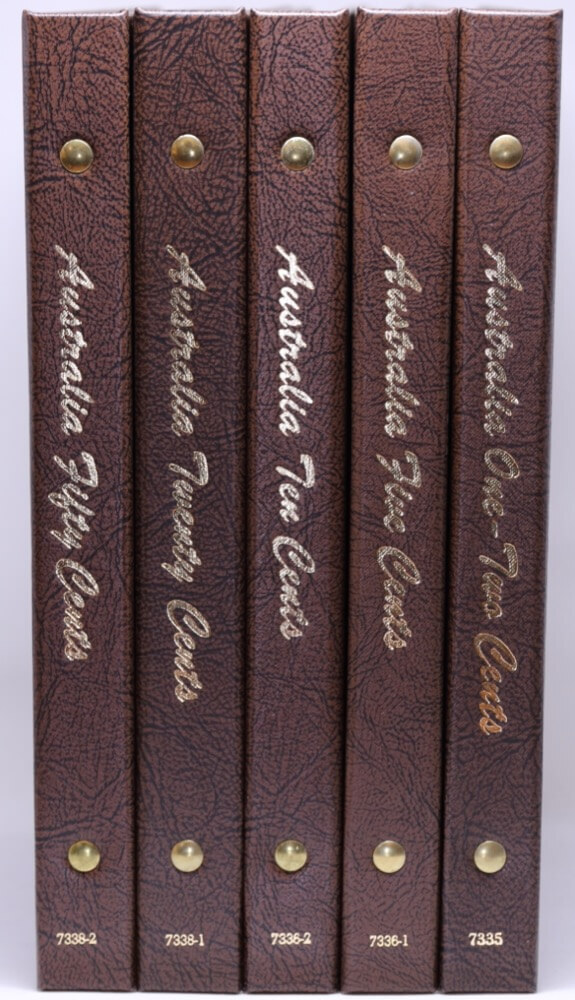 Complete Set of Australian Decimal Coins in Dansco Supreme Album 1966-1981 Unc product image