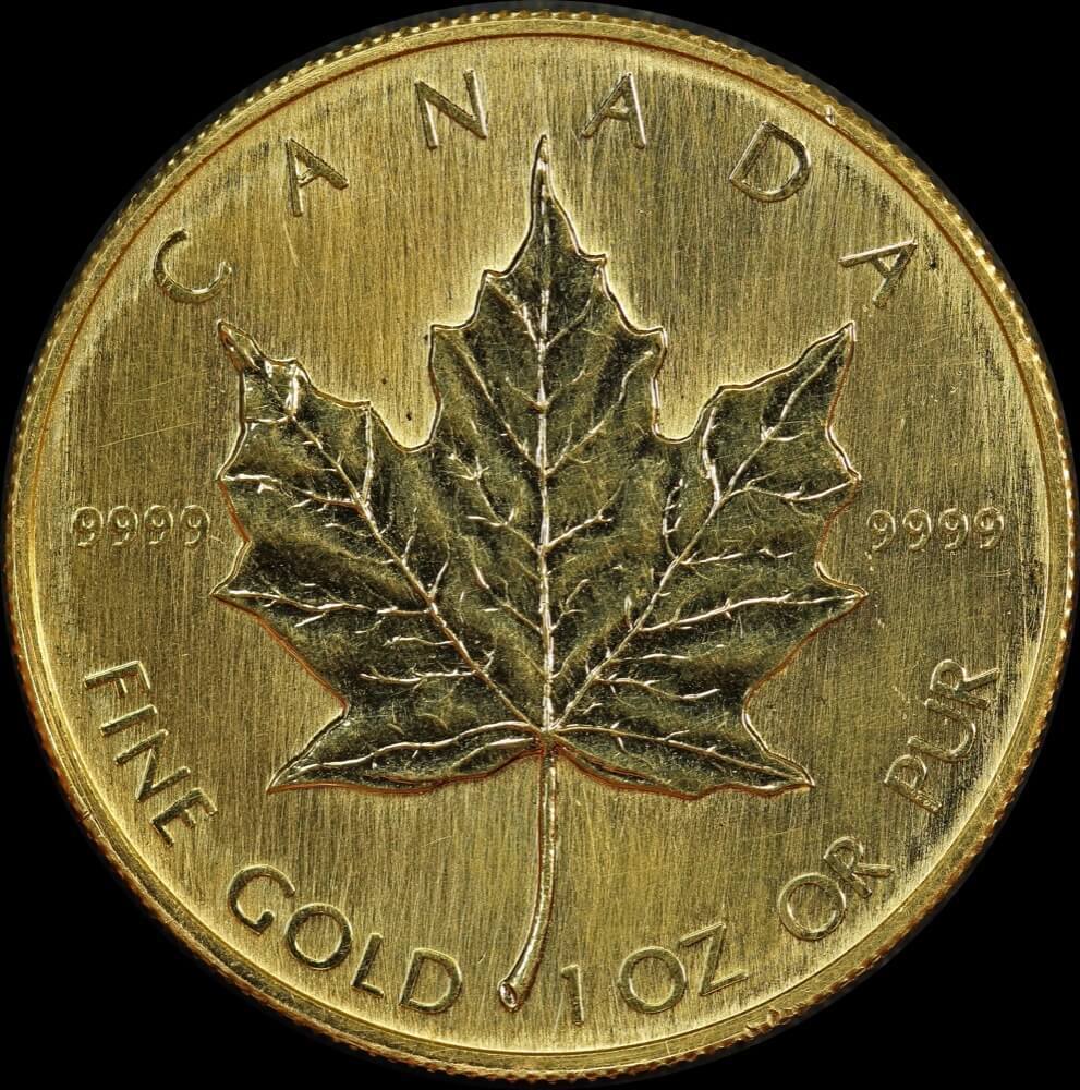 Canada 1984 Gold 1oz Maple Leaf KM#125.2 Uncirculated product image