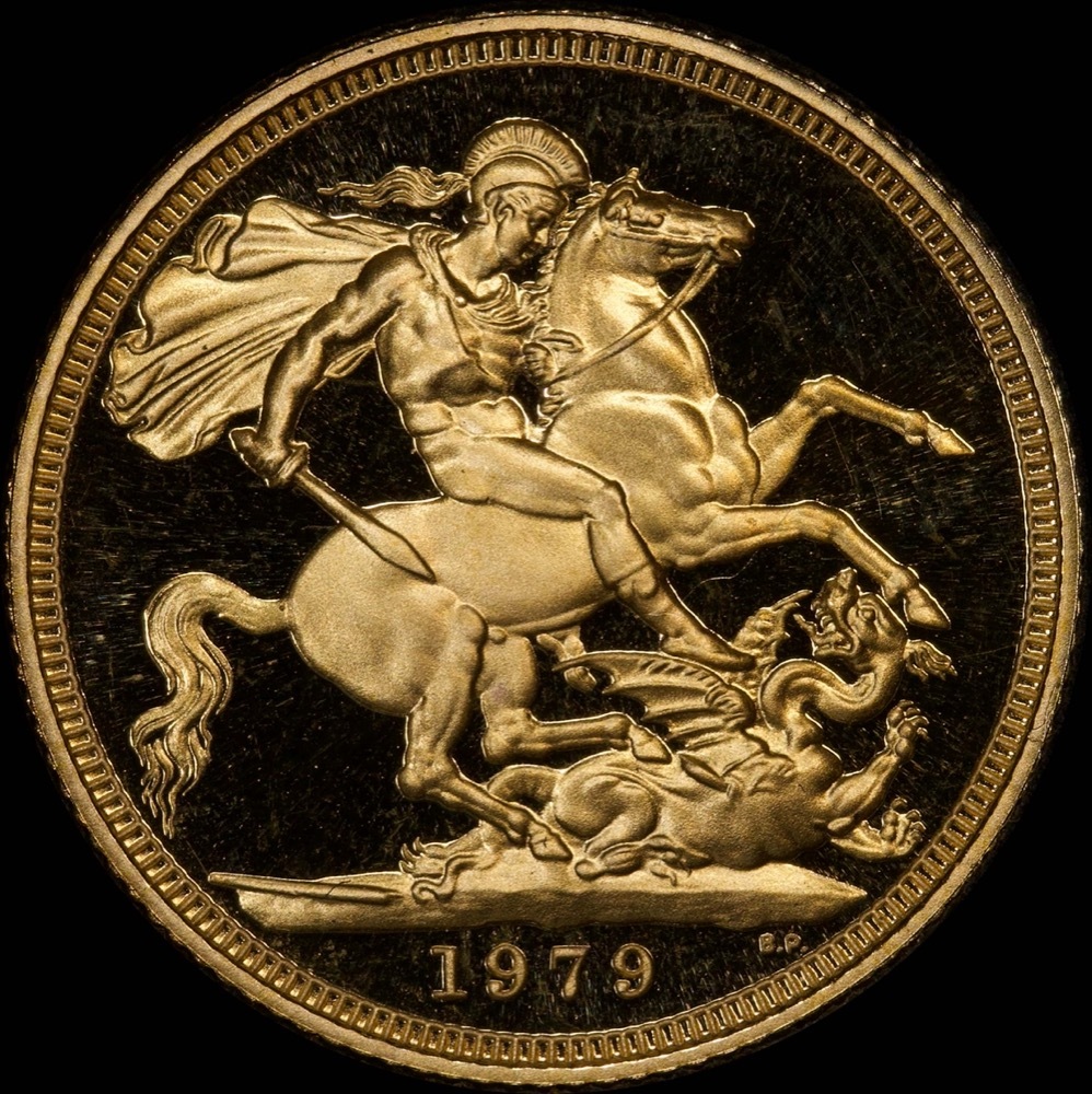 1979 Proof Gold Sovereign Elizabeth II In Presentation Case product image