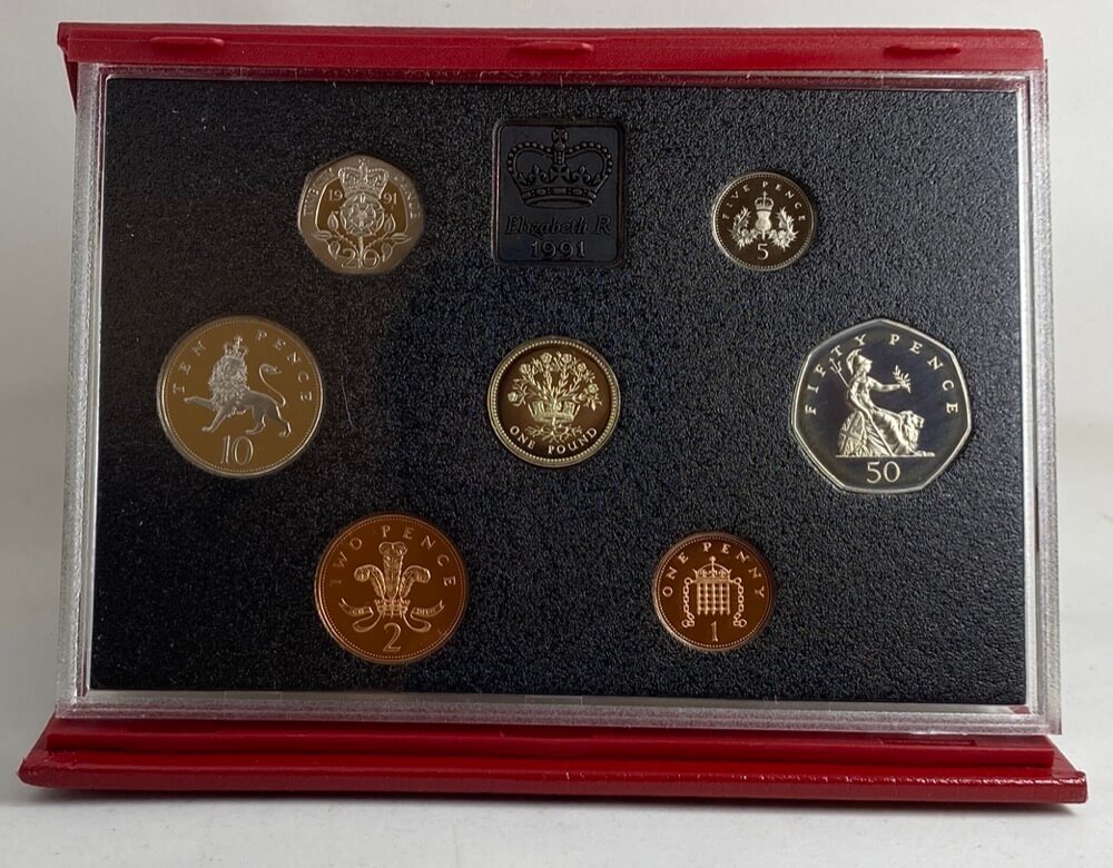 Great Britain 1991 Deluxe Proof Coin Set product image
