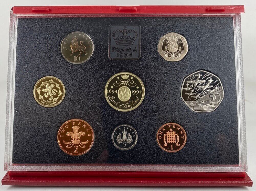 Great Britain 1994 Deluxe Proof Coin Set product image